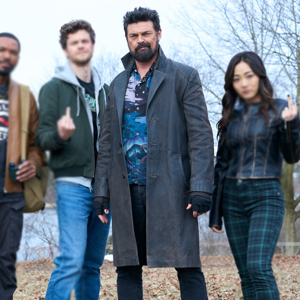 The Boys S05 Karl Urban Suede Coat