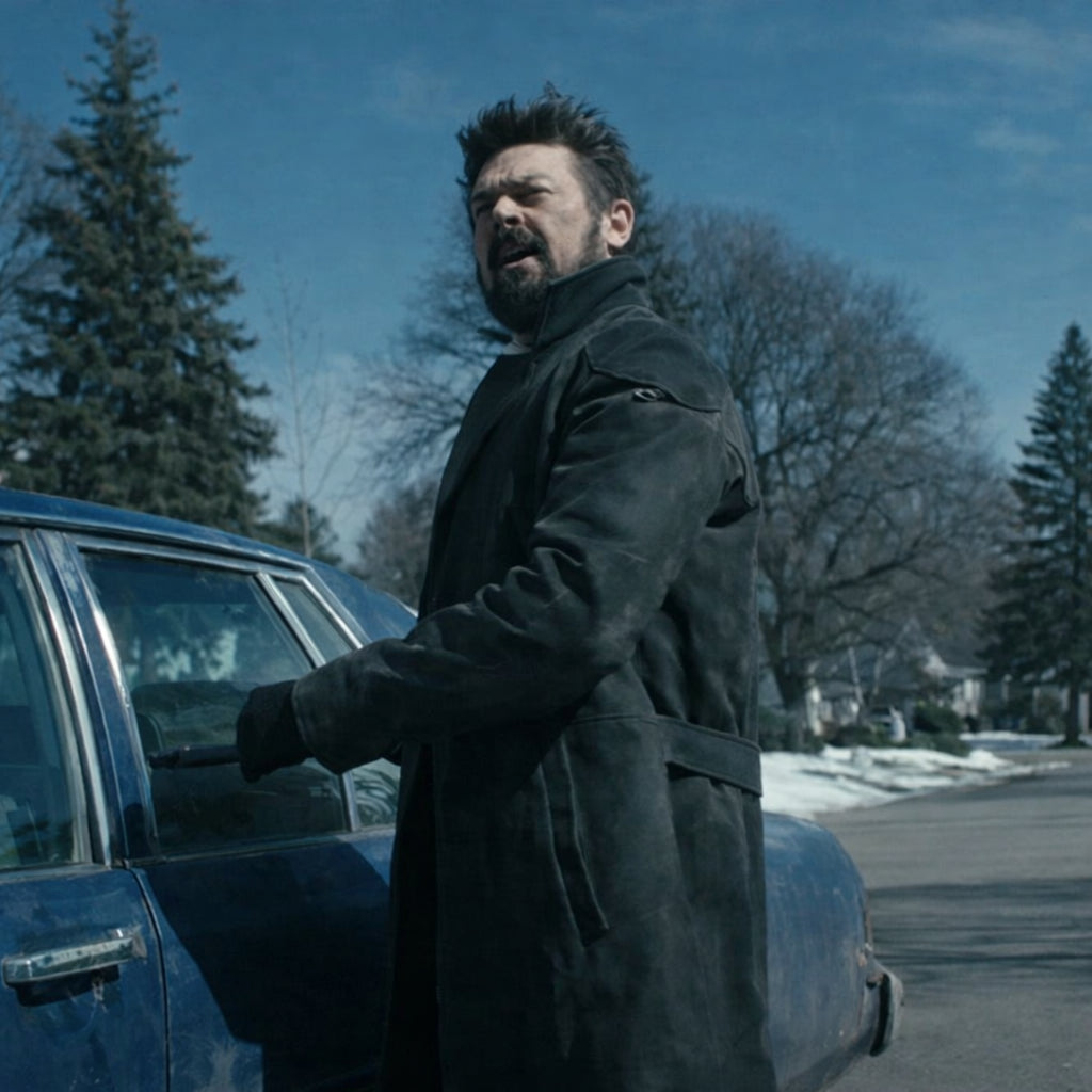 The Boys S05 Karl Urban Suede Coat