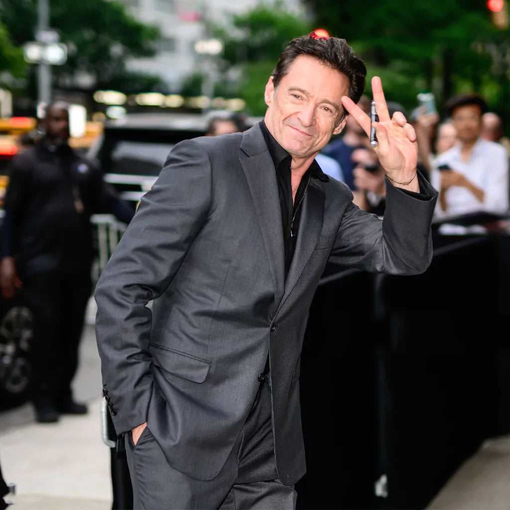 Hugh Jackman The Death Of Robin Hood Premiere Suit