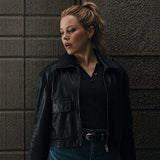 The Miniature Wife Lindy Littlejohn Leather Jacket