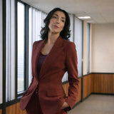Necar Zadegan The Rookie S08 Red Blazer