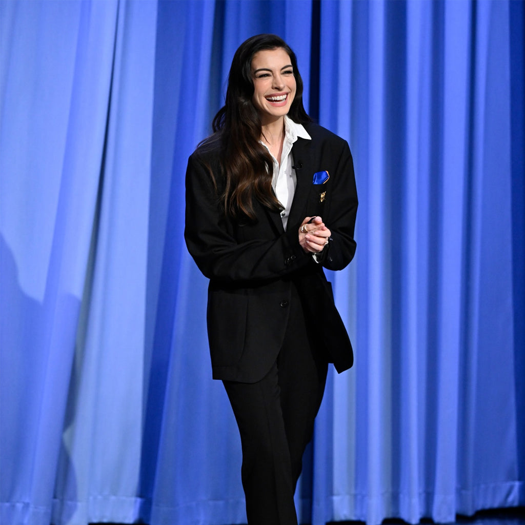 The Tonight Show Starring Jimmy Anne Hathaway Blazer