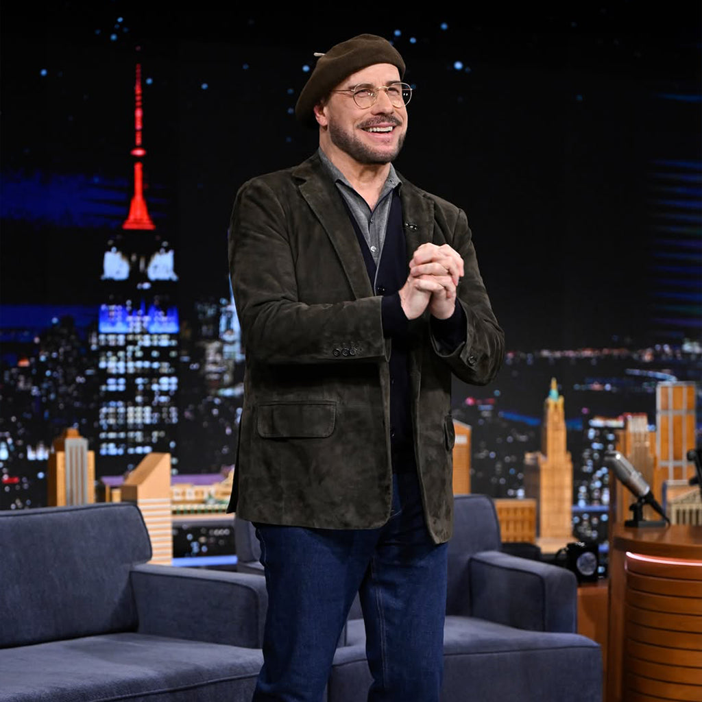 John Travolta The Tonight Show Season 13 Sude Blazer
