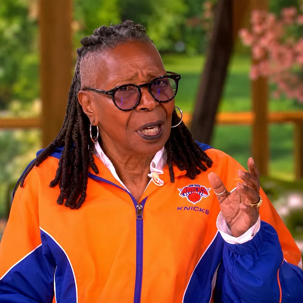 The View Whoopi Goldberg NY Knicks Jacket'