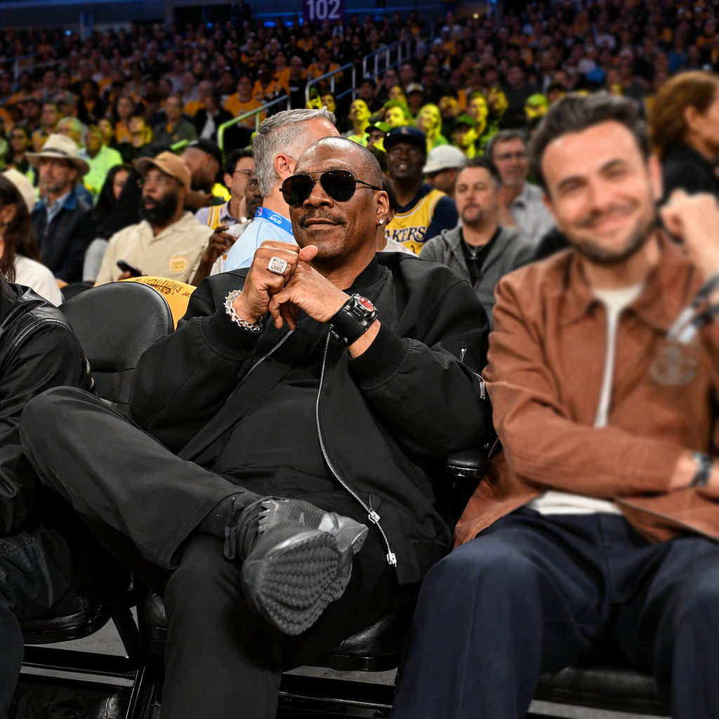 Basketball Game 4 Eddie Murphy Black Jacket