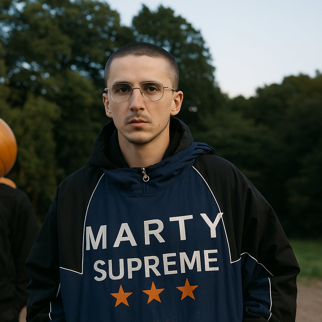 Timothee Chalamet Marty Supreme Blue Hoodie