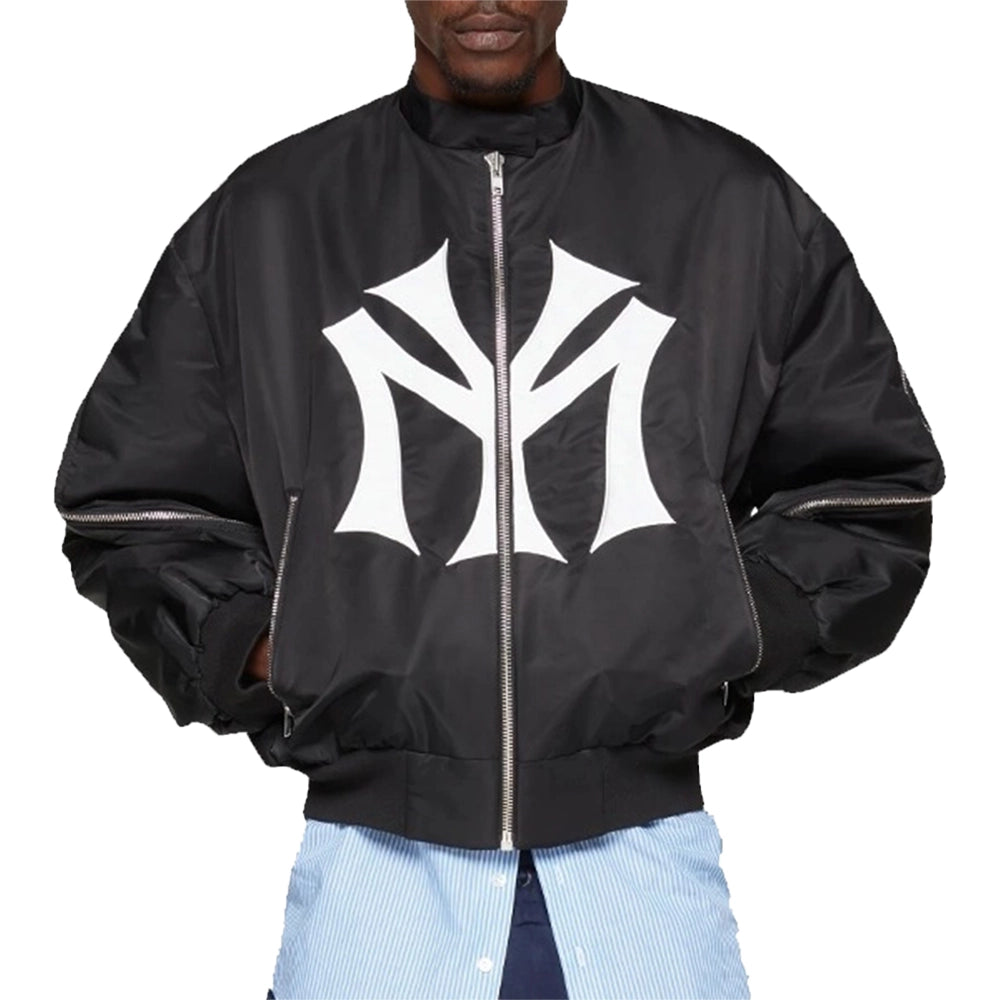 Timothée Chalamet Mowalola My City Black Jacket