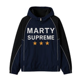 Timothee Chalamet Marty Supreme Blue Hoodie