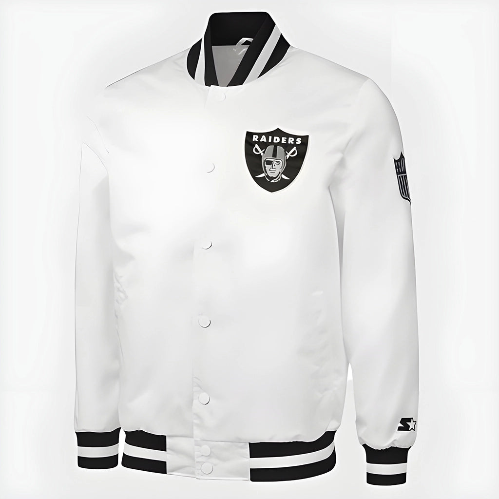 Tom Brady Raiders White Jacket