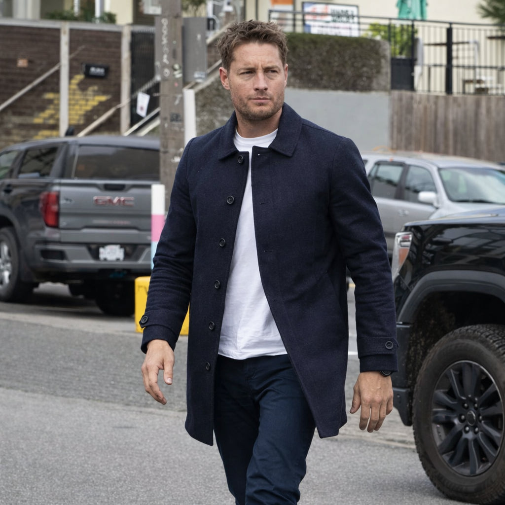 Tracker S03 Justin Hartley Black Coat