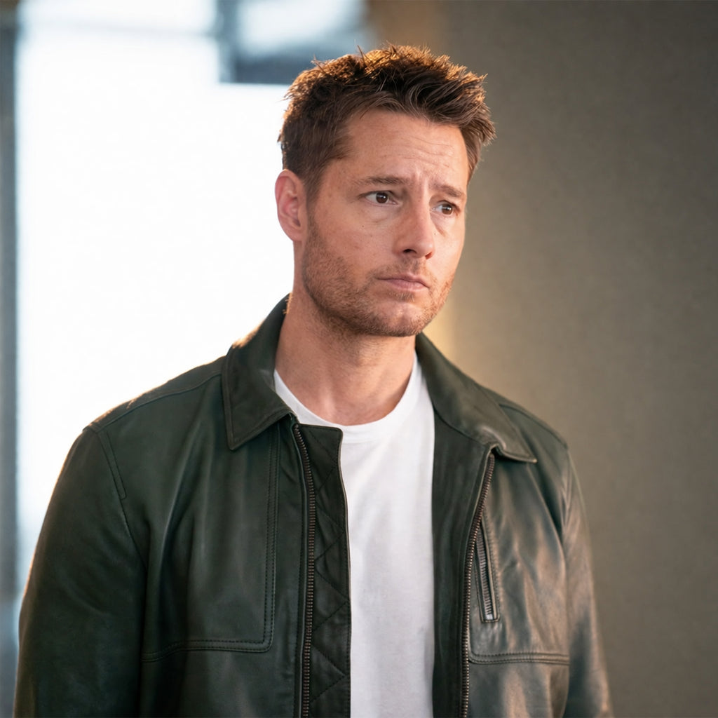 Justin Hartley Tracker S03 Green Jacket
