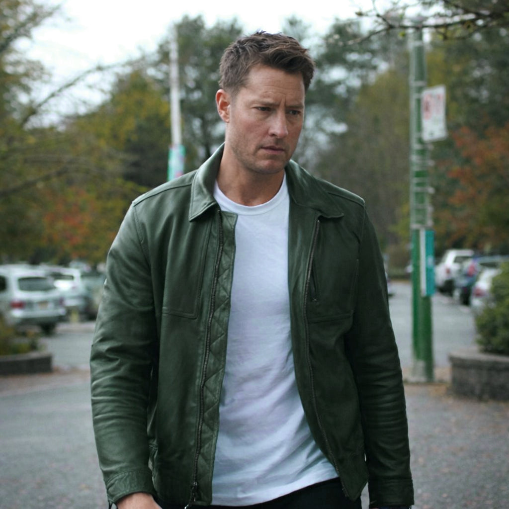 Justin Hartley Tracker S03 Green Jacket