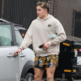 Training Session LA Knox Jolie Pitt Beige Hoodie