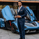 Tristan Tate 2026 Blue Suit