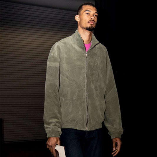 Tunnel Walk Victor Wembanyama Suede Jacket