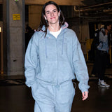 Catlin Clark Last Night Seattle Grey Hooded Jacket