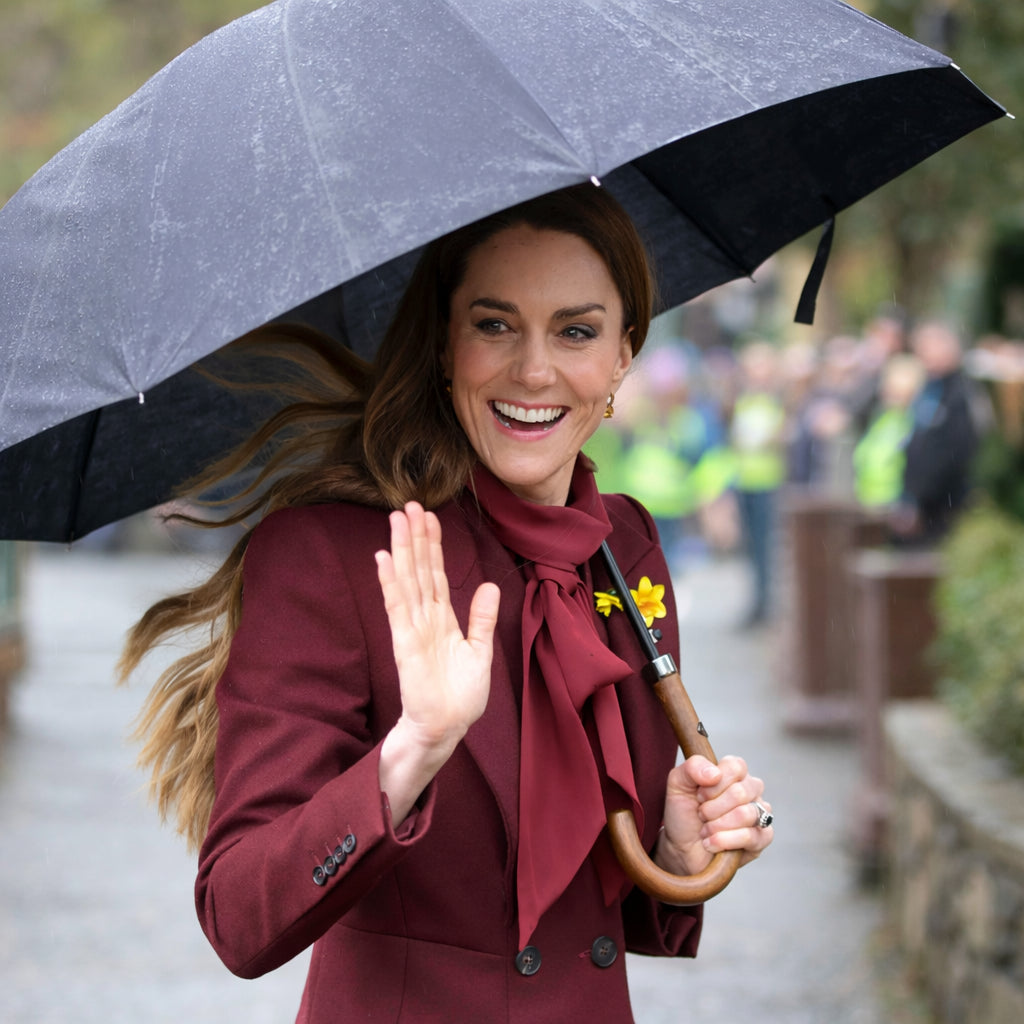 Kate Middleton Wales 2026 Maroon Coat