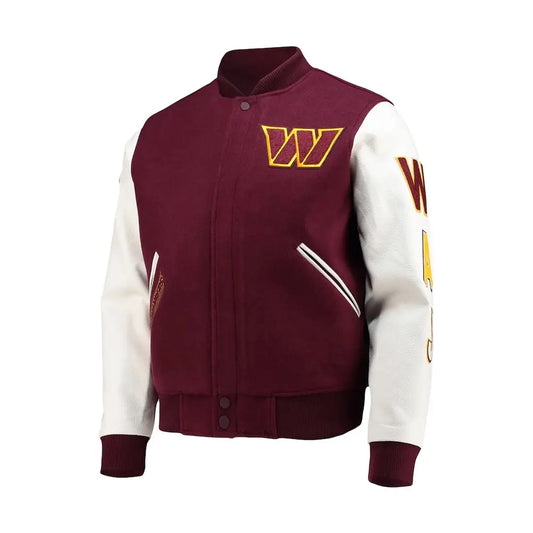 Washington Commanders Letterman Jacket