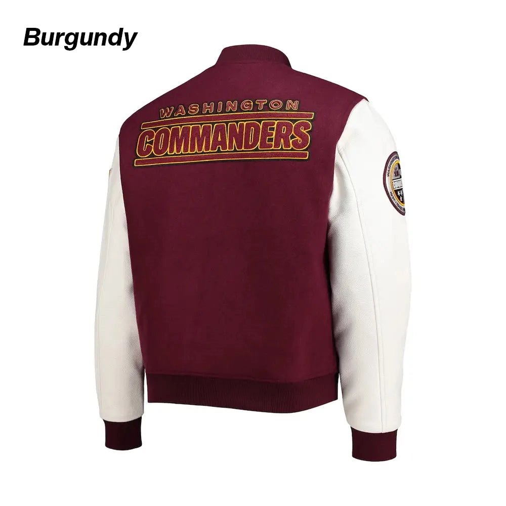 Washington Commanders Letterman Jacket