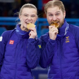 Curling Opening Ceremony 2026 Blue Jacket
