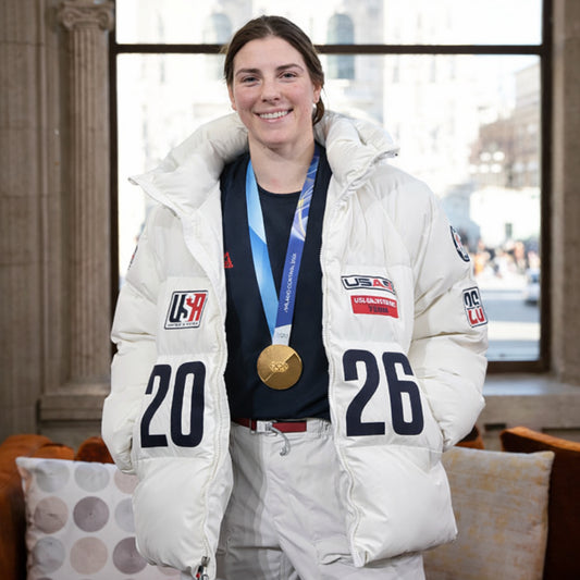 Hilary Knight Opening Ceremony 2026 White Jacket