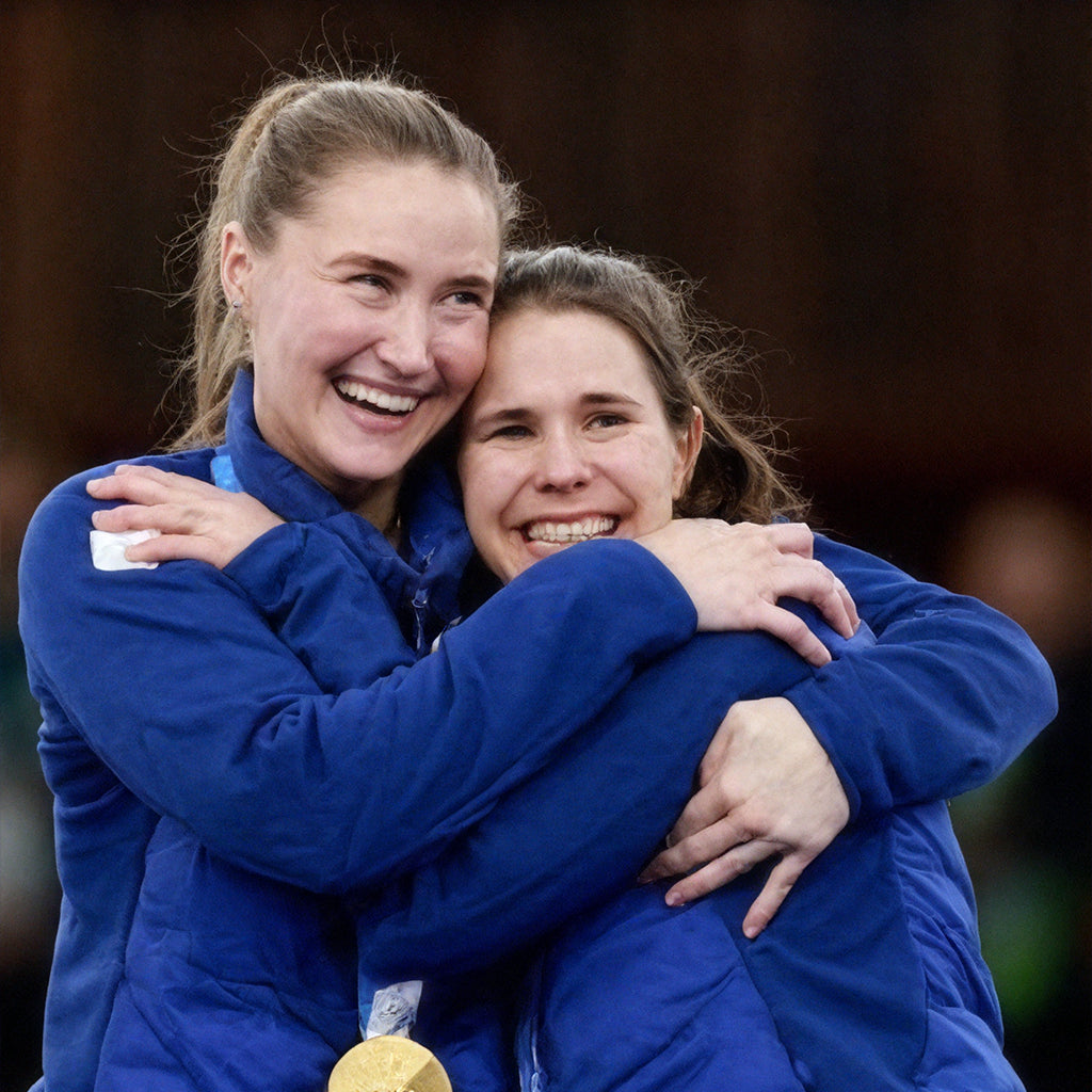 Curling Opening Ceremony 2026 Blue Jacket