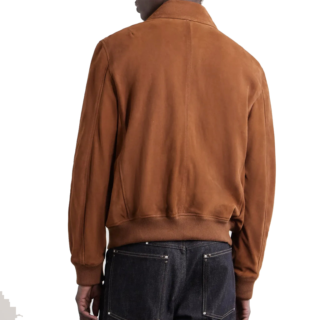World Premiere Launch 2026 George Russell Suede Jacket