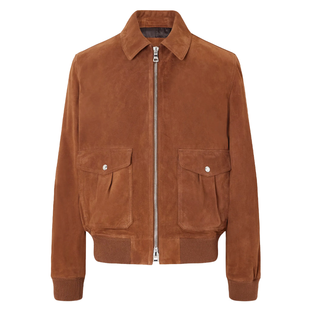 World Premiere Launch 2026 George Russell Suede Jacket