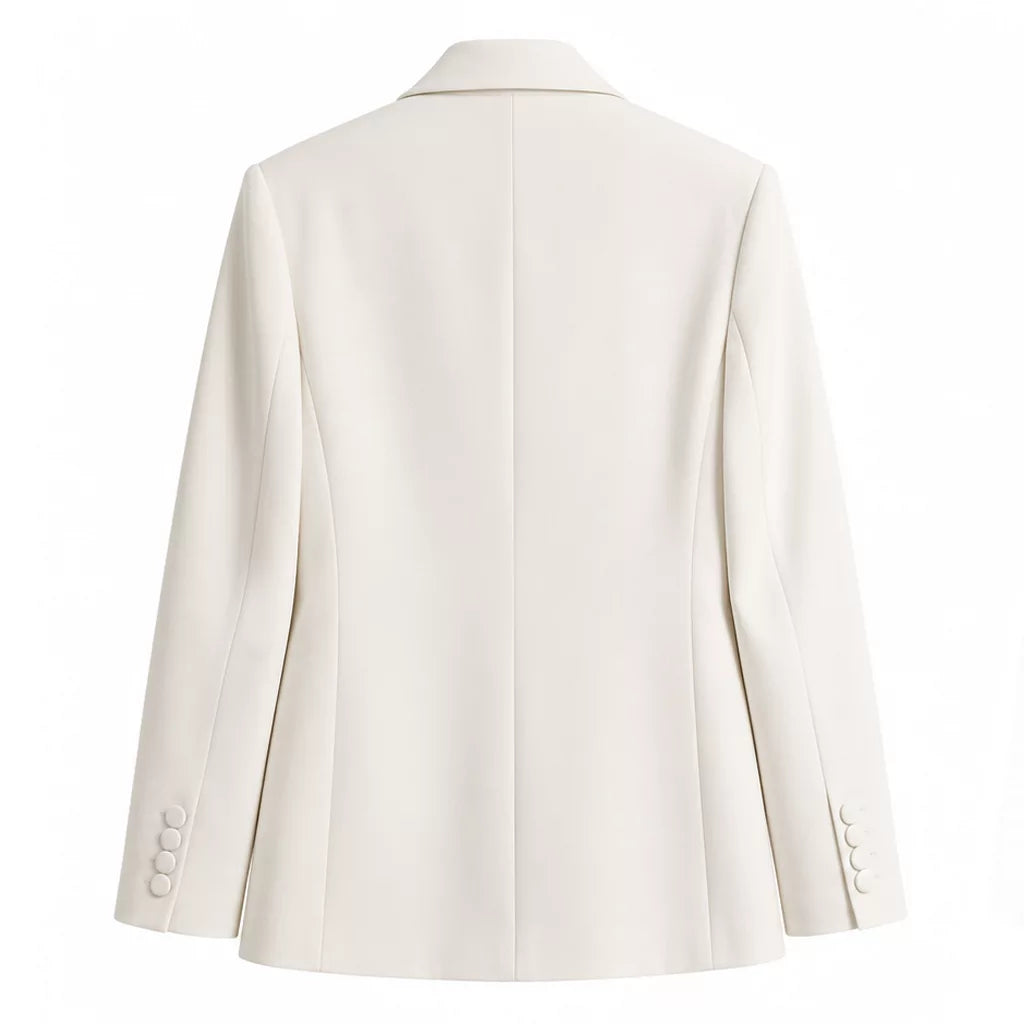 Halle Berry NYC 2026 White Blazer