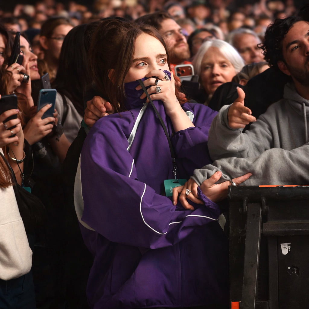 Coachella Billie Eilish Purple Jacket